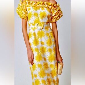 Gul Hurgel Masha Dress in Yellow